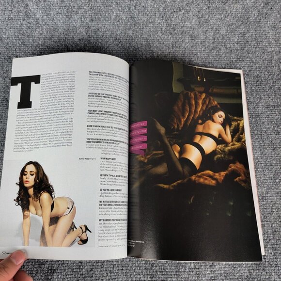 Maxim Magazine March 2009 #135 Eliza Dushku Cover - Picture 5 of 6